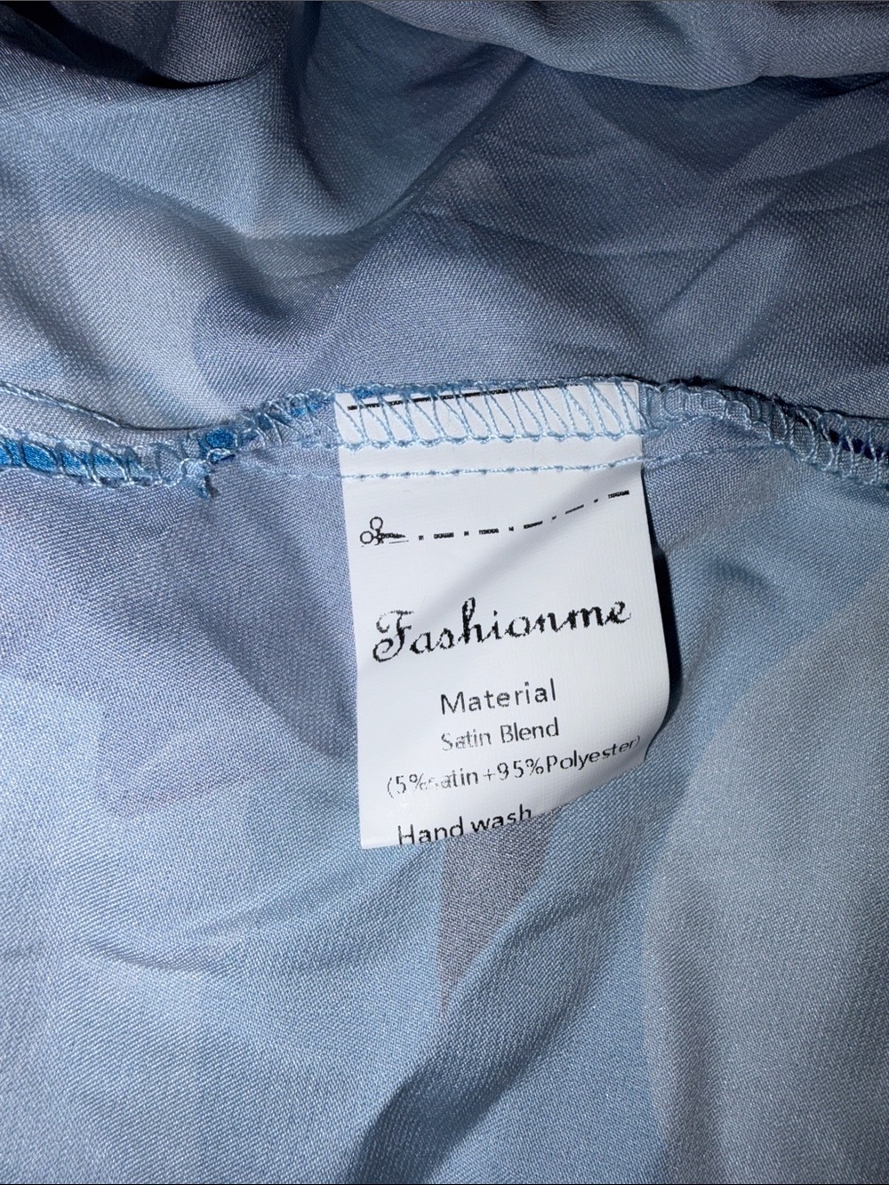 Blue Floral Tie-Front Maxi Dress 2X NWT - Picture 8 of 8